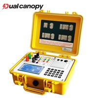 Testeur de caractéristiques de charge/sans charge pour les tests de perte de courant et de capacité en cas de court-circuit des transformateurs Dualcanopy SGRJK-III