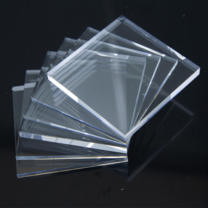 Feuille de plastique PMMA transparente anti-rayures de 3mm personnalisée 4ftx6ft 4ftx8ft Solid Surface Decoration Display Acrylic Sheets - Product Image 1