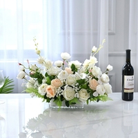Décorations florales artificielles faites à la main pour table de restaurant, style pastoral campagnard, pour mariages, anniversaires et banquets