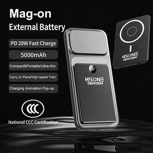 LS800 Ultra Slim 6.5mm 3 in 1 Magnetic Power Bank with Strong Snap On LED Digital Display and PD20W Two Way Fast Charging - Product Image 3