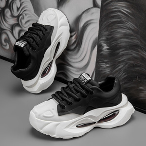 Chaussures de marche à semelle épaisse pour jeunes, nouvelle collection printemps, polyvalentes, tendance, décontractées, respirantes, antidérapantes et résistantes à l'usure - Product Image 3