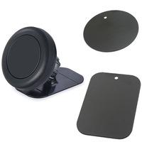 Support de téléphone magnétique universel Natek à rotation 360° en plastique ABS pour voiture, mur, table, bureau, tableau de bord, lit - Portable, coffret cadeau
