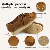 OEM/ODM Personnalisé Chaussures décontractées en cuir véritable de mouton respirant à lacets antidérapantes à semelle épaisse et souple pour hommes et femmes Printemps Automne