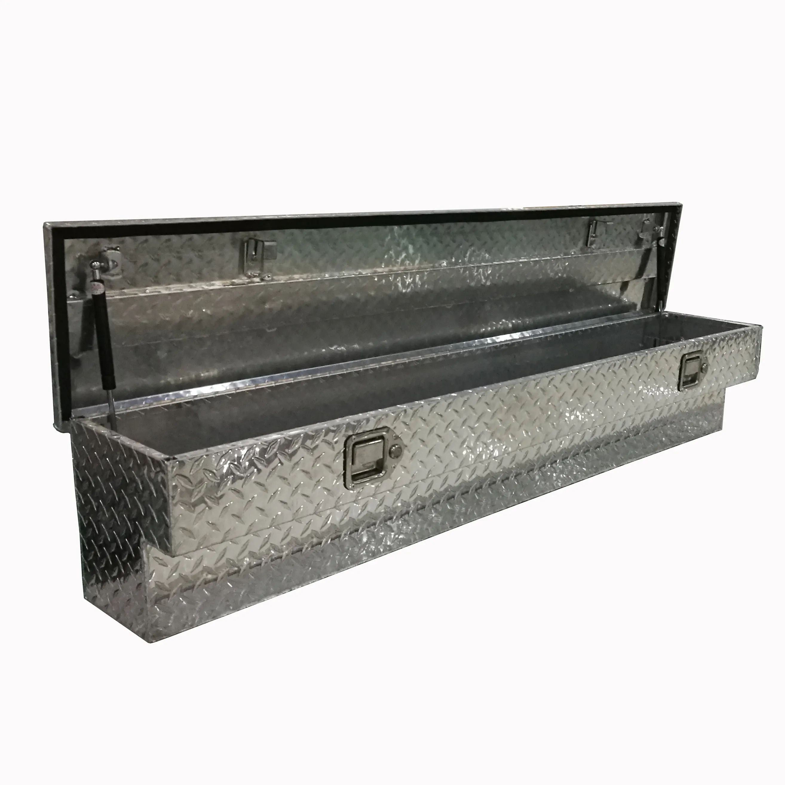 OEM/ODM alumínio diamante placa Side-Mount caminhão/Pickup ferramenta caixa para ferramentas instrumento armazenamento