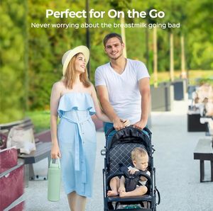 Portable Manuel En Acier Inoxydable 316 Sans BPA <span class=keywords><strong>Mini</strong></span> Refroidisseur En Plein Air Bébé <span class=keywords><strong>Lait</strong></span> Du Sein Refroidisseur Bouteille avec 1.5L Capacité - Product Image 6