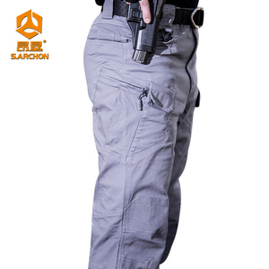 Pantaloni da Uomo in Tessuto di Bambù Taglia Grande, Comodi e Resistenti, Stile Cargo, Sportivi, Tattici, Larghi - Product Image 1