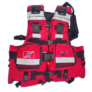 Chaleco Salvavidas Profesional de Rescate Marítimo para Adultos, Chaleco Salvavidas de Alta Flotabilidad con Cinta Reflectante OEM/ODM - Product Image 2