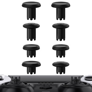 จอยสติ๊กอะนาล็อกแบบเปลี่ยนได้ Black 4 Heights 3 Surfaces Grips ThumbsGear พร้อมฝาครอบสำหรับคอนโทรลเลอร์ PS5 Edge - Product Image 1