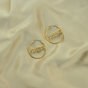 Pendientes de Aro de Acero Inoxidable Chapados en Oro de 18K de Diseño de Lujo con Letra CC para Mujer, Modernos, de Marcas Famosas, con Circonita - Product Image 4