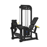 Machine à extensioins de jambes professionnelle avec sélecteur de poids pour l'entraînement des quadriceps en club de fitness
