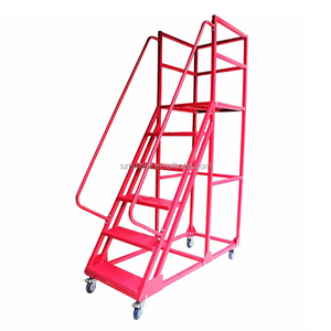 <span class=keywords><strong>Nouveau</strong></span> chariot d'escalade d'escalier de fer avec 5 étapes pour l'utilisation de <span class=keywords><strong>restaurant</strong></span> et d'usine de fabrication - Product Image 2