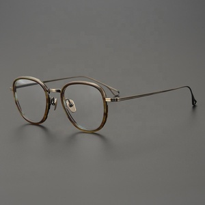 Kính Mắt Tròn Chất Lượng Cao Gọng Kính Titanium Gọng Kính Quang Học Dành Cho Nam Và Nữ Doanh Nhân - Product Image 1