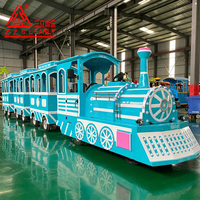 Train sans rails Sanly Rides pour parcs d'attractions, destiné aux adultes et aux enfants, pour projets d'amusement et sites touristiques