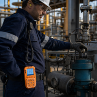 Détecteur de gaz portable HIREP 5-en-1, analyseur multi-gaz CO O2 H2S VOC LEL, vente en gros OEM ODM