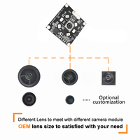 Module de caméra avec capteur OV5640 OV5648 5MP, vision nocturne 850nm 940nm, module de caméra LED IR pour Raspberry Pi