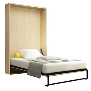 Hot Sale Hotel bett Versteckte Schrank bett mechanismus horizontal zusammen klappbare Wand betten