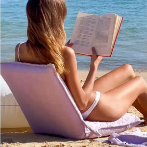 بسعر الجملة كراسي تيري لطيفة قابلة للطي في الهواء الطلق قابلة للتعديل وسادة الصيف كرسي كرسي كرسي الشمس - Product Image 5