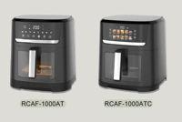 Four à Friture Sans Huile Multifonctionnel 10L avec Écran Tactile, Contrôle Intelligent de la Température, Économe en Énergie, Antiadhésif, Usage Domestique, Garantie 1 An