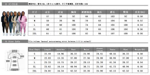 Женский спортивный костюм, комплект из двух предметов, комплект из 2 предметов с толстовкой и толстовкой, 2022 зимняя осенняя одежда для тренировок - Product Image 6