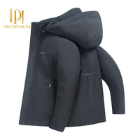 Papa veste d'hiver Style décontracté hommes doudoune pour personnes d'âge moyen et âgées avec doublure intérieure détachable