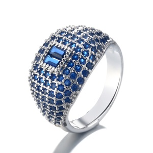 <span class=keywords><strong>Anello</strong></span> di gioielli in argento Sterling 925 elegante all'ingrosso <span class=keywords><strong>anello</strong></span> di <span class=keywords><strong>zircone</strong></span> <span class=keywords><strong>blu</strong></span> di moda zaffiro <span class=keywords><strong>blu</strong></span> - Product Image 4