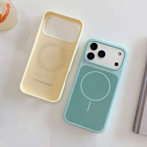 Coque de téléphone magnétique en silicone liquide pour iPhone 17 Pro Max, coque intégrale anti-chute, couleur unie, toucher doux pour iPhone 17 - Product Image 3