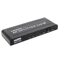 Répartiteur HDMI amplificateur duplicateur 4 voies 1x4 Hub 1 en 4 sorties 3D 1080p 4K Ultra