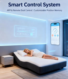 ที่นอนเมมโมรี่โฟมปรับระดับได้เงียบ ดีไซน์ทันสมัย ขนาดใหญ่ สำหรับใช้ในบ้าน โรงแรม โรงเรียน ควบคุมได้สองจุด รับประกัน 3 ปี - Product Image 3