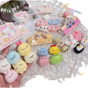 Wholesale Kawaii Mini Series <b>Squishy</b> Toy Clay Texture Stress Relief Gift Food-grade Silicone Fidget Squeeze Toy for Teens Adults - Product Image 4