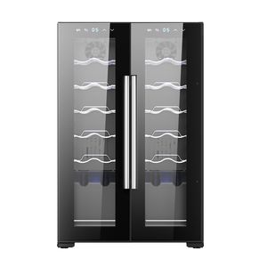 Celulares de vidro freestand refriger refrigeradores porta dupla vinho refrigerador - Product Image 2