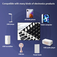 Pengisi Daya Telepon Multiport Stasiun Asli Pabrik USB 100 Port Dukungan OEM/ODM