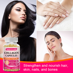 60 capsules de collagène pour la croissance des <span class=keywords><strong>cheveux</strong></span> et des ongles, collagène hydrolysé, compléments alimentaires - Product Image 6