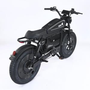Bicicleta Eléctrica SS10 Negra, Autonomía de 140 km, Batería de Litio de 1500 W, 3 Velocidades, para EE. UU./UE, Ruedas Reforzadas de 20 Pulgadas (Capacidad de 200 kg) - Product Image 4