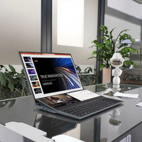 Laptop da Gaming con Display Touch Screen 16\" FHD 16:9, 16GB RAM, 1TB SSD, Windows 10, Notebook Innovativo a Doppio Schermo per Casa