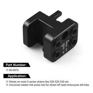 Outil de <span class=keywords><strong>presse</strong></span> de chaîne à maillons principaux <span class=keywords><strong>professionnel</strong></span> 520 525 530 plaque latérale moto ATV DIRT BIKE - Product Image 6