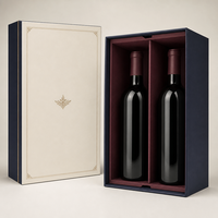 Boîte à vin rouge avec emballage personnalisé et coffret cadeau pour présentoir de vente au détail en carton