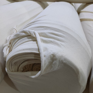 Certificated 100% <strong>Orgnaic</strong> <strong>Cotton</strong> Melange Color Gray Grey Cloth Vintage Plain Single Jersey Fabric With Light Weight - Product Image 4