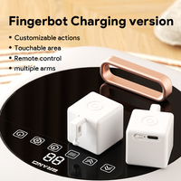 RSH Fingerbot Rechargeable Type-C USB, Bouton Poussoir Intelligent avec Contrôle par Application et Geste, Tuya, Étanche et Rotatif