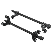 Outil de compression de ressort hélicoïdal de 14 pouces avec 2 mâchoires en acier, kit d'outils robuste pour démontage et installation de suspension
