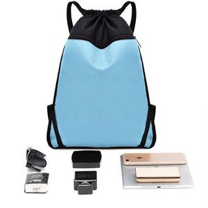 New Fashion Supplier Selling Well Promotional Cheap Pouch Sports Gym Polyester Sack Storage Bag Shoes Custom <b>Drawstring</b> <b>Backpack</b> - Product Image 3