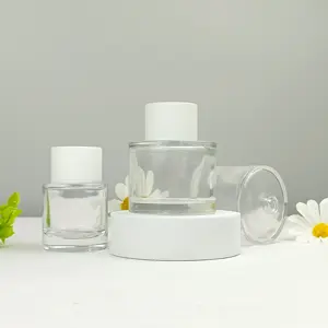 Conteneurs de vaporisateur en verre de parfum de corps de voyage vides et rechargeables de luxe de 50 ml 100 ml