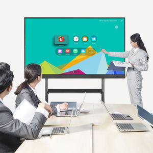 65-110 pouces 4K Ultra HD écran tactile intelligent tableau blanc interactif tout-<span class=keywords><strong>en</strong></span>-un interactif affichage de l'équipement d'éducation <span class=keywords><strong>en</strong></span> <span class=keywords><strong>ligne</strong></span> - Product Image 1