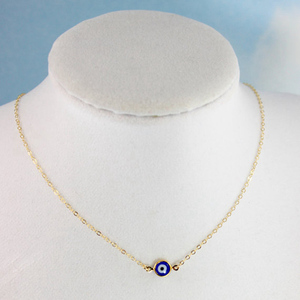 Classic round Collar for nightclub, alloy pendant, blue, short, popular, 2020 - Product Image 6