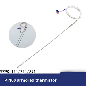 WZPK-191 Sensor Suhu Tahan Panas Berlapis Baja Tipe PT100/PT1000 <span class=keywords><strong>Probe</strong></span> Lentur Tiga-Kabel Dapat Disesuaikan Tersedia Dukungan Kustomisasi - Product Image 6