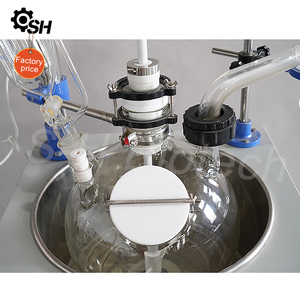 Bình Phản Ứng Thủy Tinh Một Lớp 50L Lò Phản Ứng Khuấy Liên Tục - Product Image 3