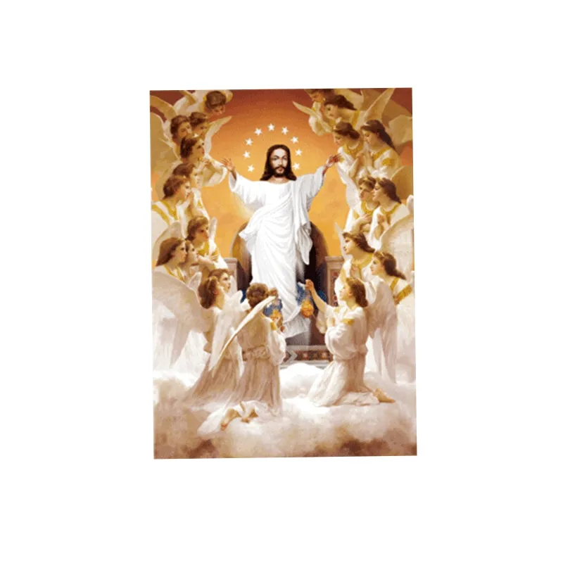 Imagem lenticular 3d da fábrica de jesus 100%