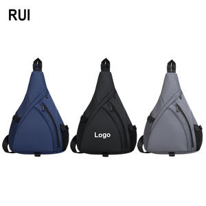 กระเป๋าคาดอกผู้ชาย RUIQUWIN สกรีนโลโก้ได้ แฟชั่นลำลอง สำหรับเดินทาง ทนทาน กันน้ำ สายสะพายปรับได้ เหมาะสำหรับเล่นกีฬา ปั่นจักรยาน - Product Image 1