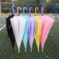 Paraguas Transparente de EVA con Mango Largo y Gancho, Impermeable y Resistente al Viento, Accesorios para Fotos de Boda, Venta al Por Mayor, Fabricante OEM de China