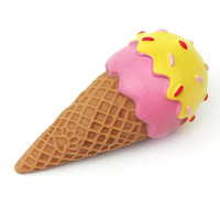 Juguete para Perros con Sonido, Simulación de Cono de Helado, Interactivo, Hueco, para Entrenamiento de Mascotas, para Gatos y Perros, Material de Vinilo, Meng Qigong