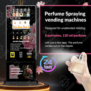 ตู้จำหน่ายน้ำหอมแบบหยอดเหรียญ ZXVENDING 5 ปุ่ม พร้อมระบบ SDK ปรับแต่งได้ รุ่นระบบอัจฉริยะ - Product Image 2
